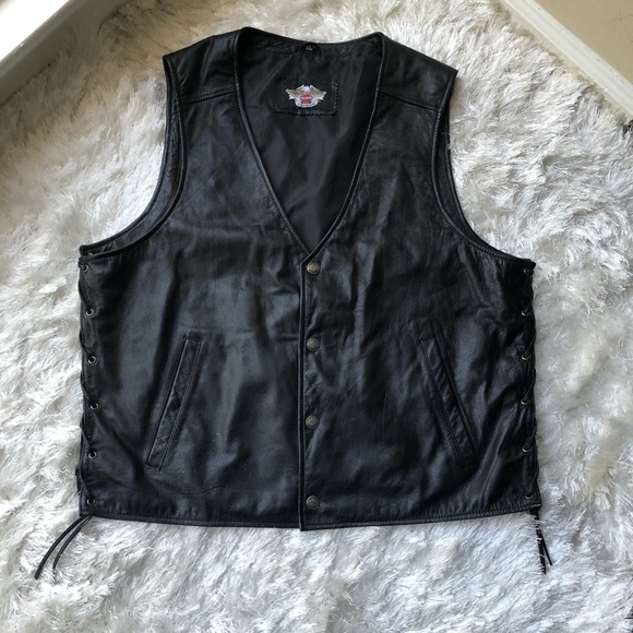 Harley-Davidson Other - Harley-Davidson Leather Biker Vest